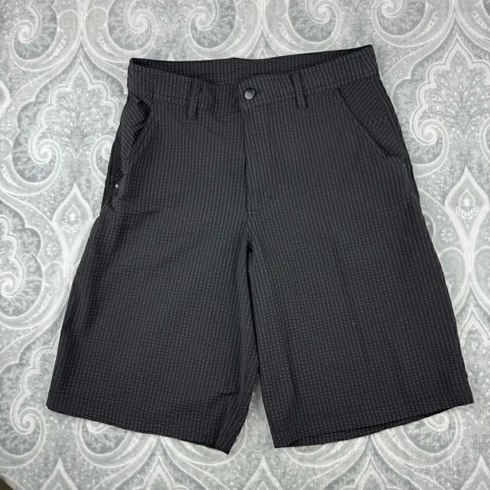 Men's Lululemon Kahuna Seersucker Flat Front Shorts